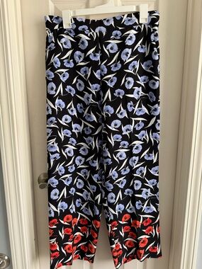 Ann Taylor floral pants, 10 petite